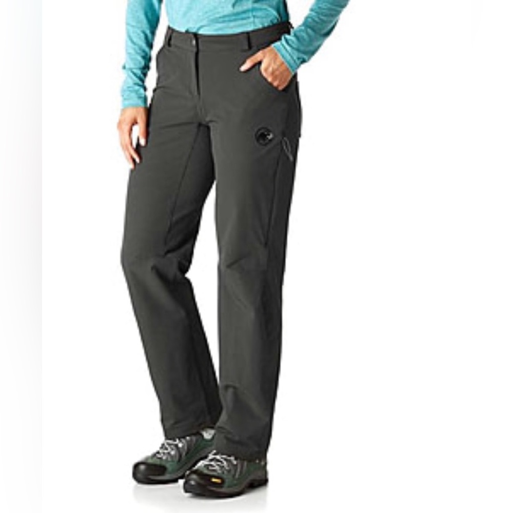 MAMMUT Traleika Water Resistant Straight Leg Stretch Hiking Pant Women’s 10
